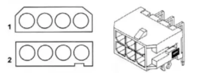 Polarization and keying examples for connectors
