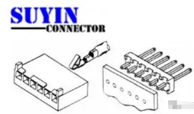Examples of connector terminals and pins
