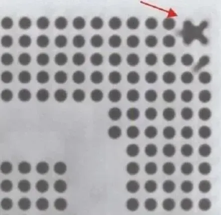 BGA substrate warpage causing corner shorts or opens