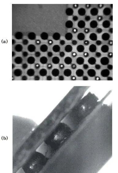 X-ray and microscope views indicating BGA corner warpage and elongated joints
