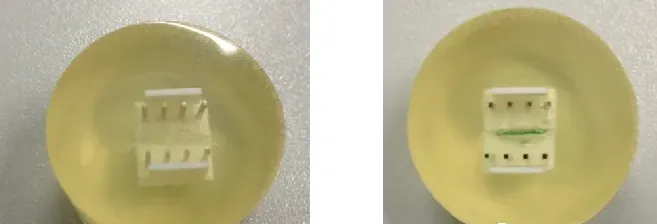 CN2 pin cross-section sample preparation