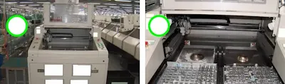 Vacuum hold-down and properly placed support features to minimize depaneling stress