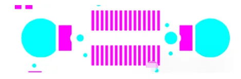Solder mask dam of at least 20 mil to isolate PTH ring from adjacent pad