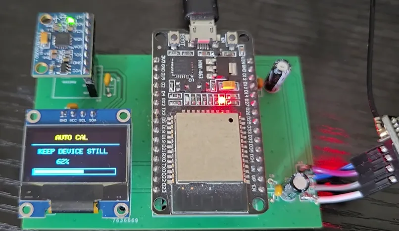 Assembled ESP32 GPS Dead-Reckoning Speedometer