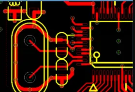 Crystal oscillator placed close to the main controller with short traces