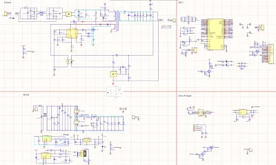 90 W adjustable digital power layout detail
