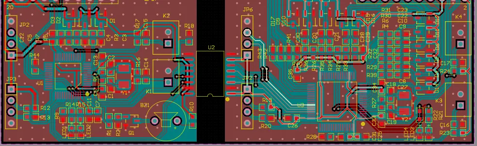 500 W PFC plus LLC industrial digital power PCB