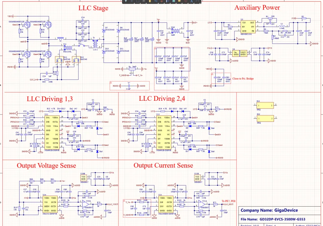 3500 W DC charging power stage and high-voltage isolation layout