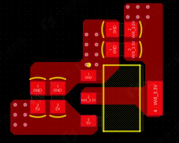 Connected input and output ground return for an LDO