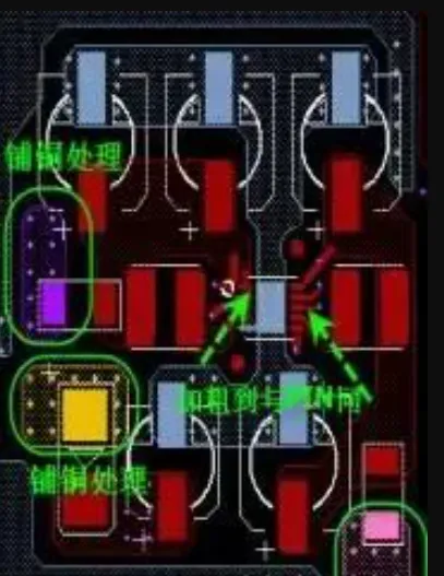 Trace width comparison for different current levels on a power PCB