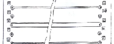 Impedance coupon with long traces mapping width to target impedance