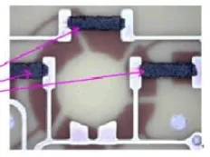 Comparison of surface-mount parts and embedded inner-layer parts
