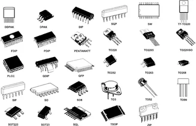 Through-Hole Components List Diagram