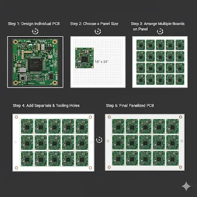 PCB Panelization Layout