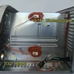 Thermocouple Placement in Oven