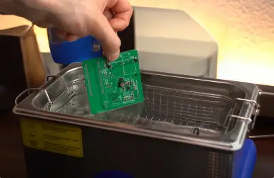 Ultrasonic PCB Cleaning