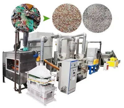 Equipment used for recovering copper from PCB scrap