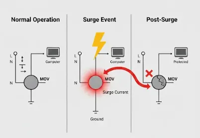 Varistor Failure Symptoms and Overvoltage Protection Circuit
