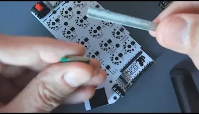 Aluminum Bond Soldering Setup