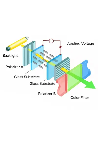 Common Display Types and a TFT-LCD Control Overview