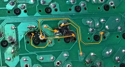 Damaged PCB Trace