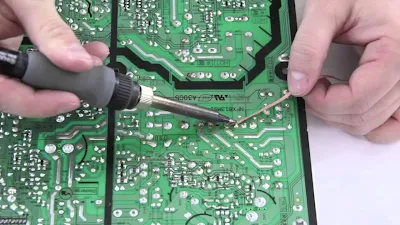 Desoldering Tools for ECU PCB