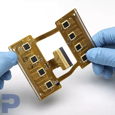 Inspection of rigid-flex PCB for warpage issues
