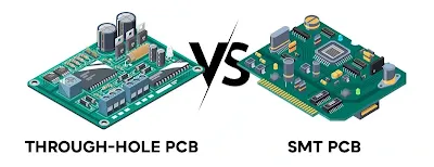 Comparison of SMD vs Through-Hole Component Parasitics