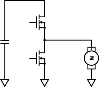 Simplified Schematic of a Synchronous Buck Converter