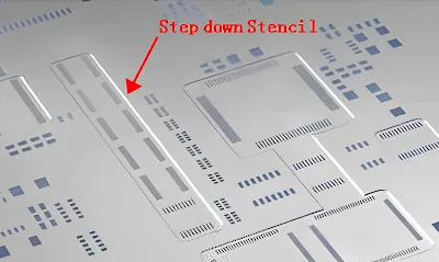 step-down stencil