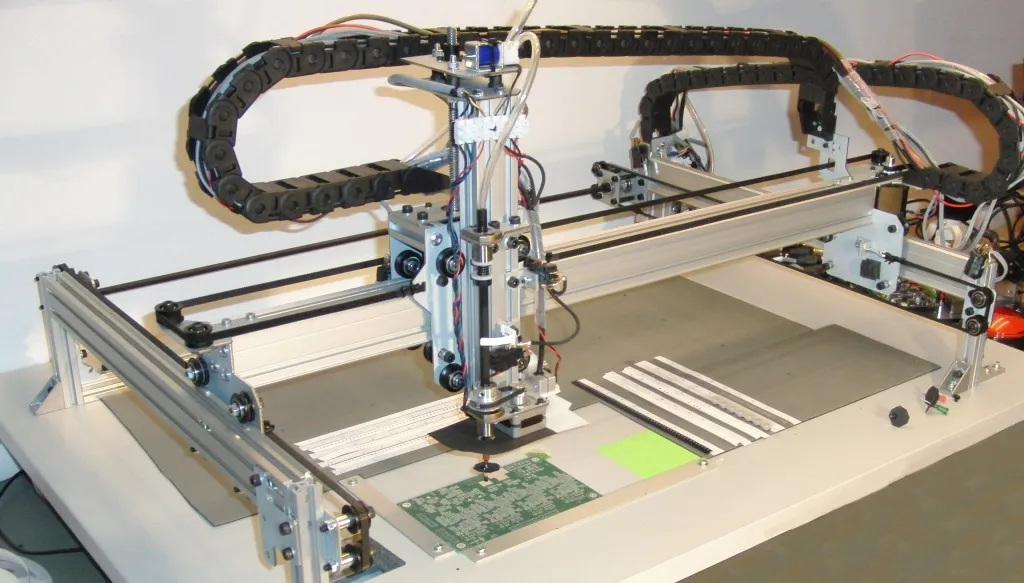 Basic frame design for a DIY pick and place machine using Arduino