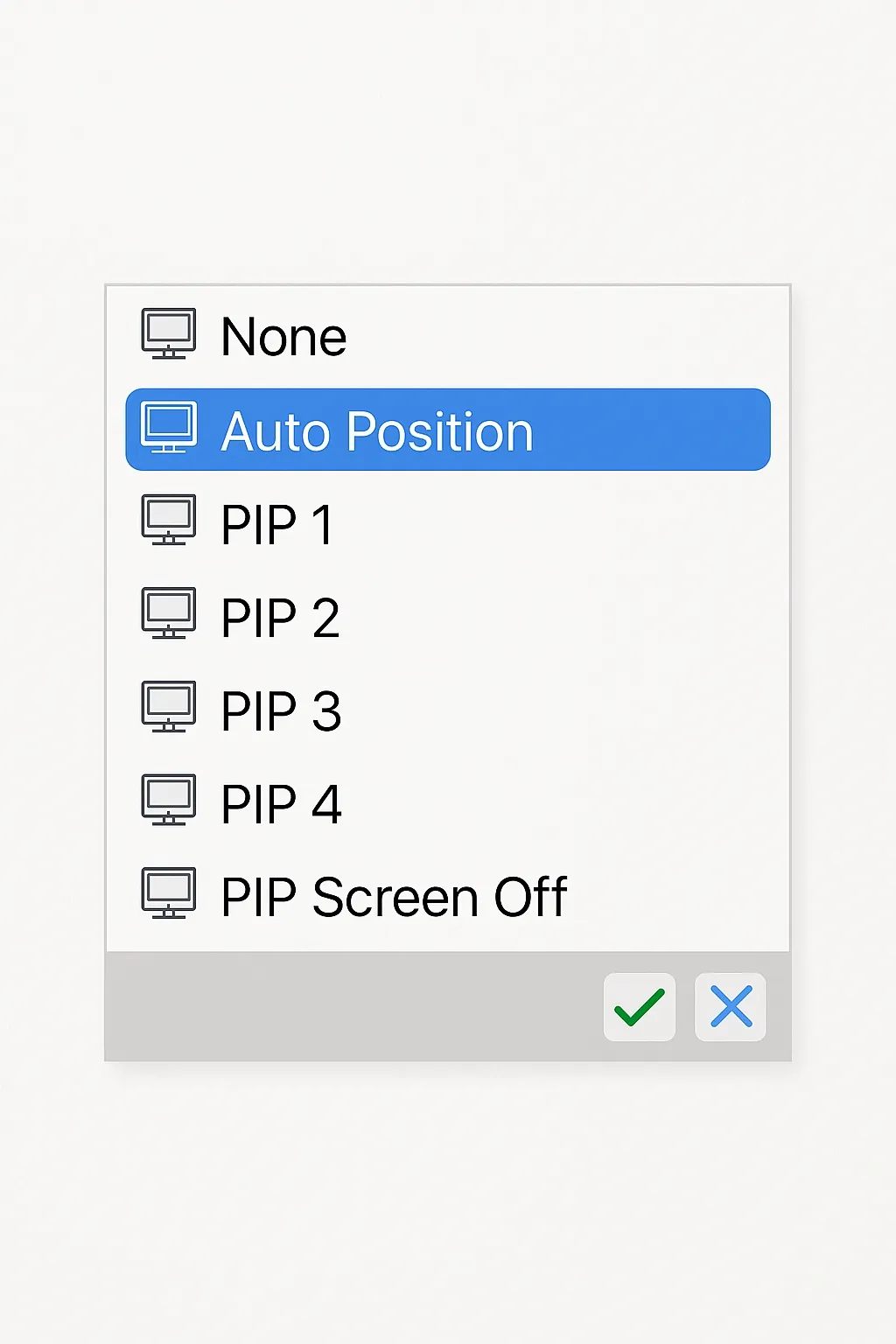 Process Image Settings