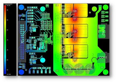 Thermal Simulation Heat Map
