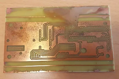 PCB trace etching