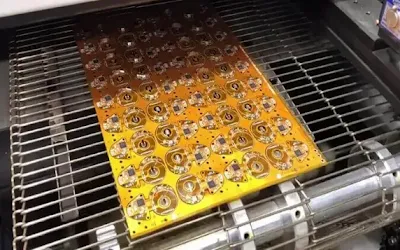 Reflow soldering in the FPC assembly process