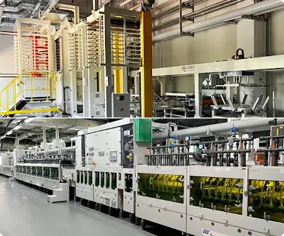 HDI PCB mounted in a construction equipment control module