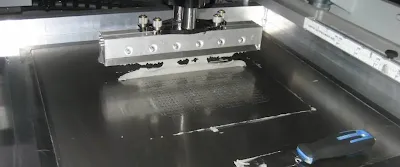 Applying solder paste to PCB pads using a stencil