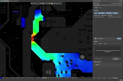 PCB Simulation Software Interface