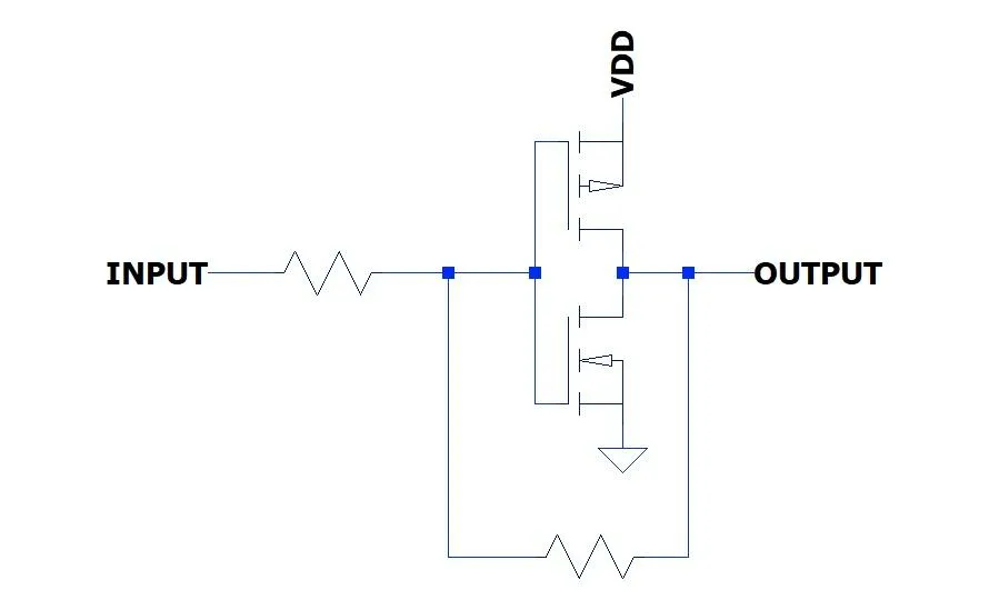inverter-as-linear-amplifier