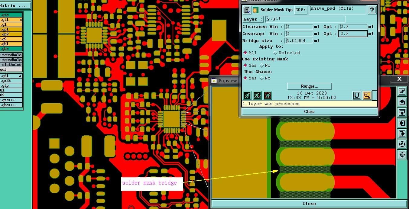 What is a Solder Mask Bridge in PCB Design?