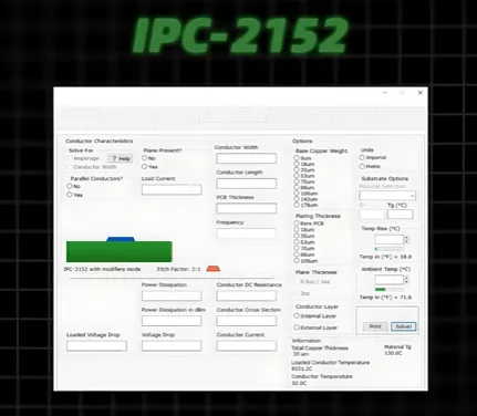 IPC-2152 Trace Width Calculation
