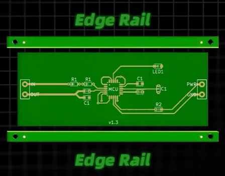 Edge Rails in SMT assembly