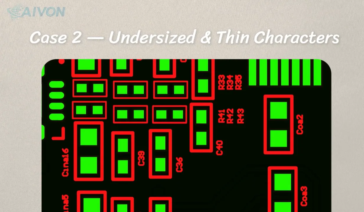 Undersized & Thin Characters