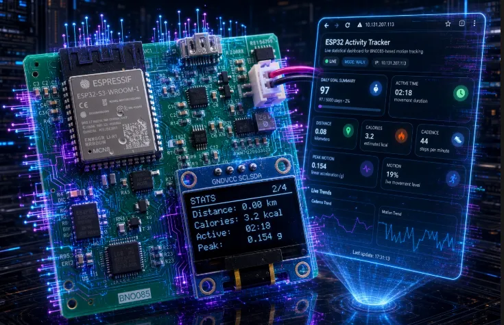 Custom 4-Layer PCB Powers Reliable ESP32 Pocket Motion Tracker