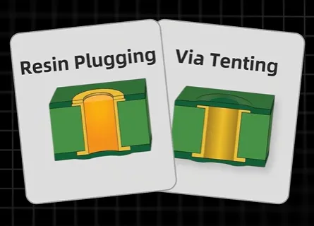 resin plugging vs via tenting