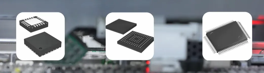 QFNs, BGAs and ICs